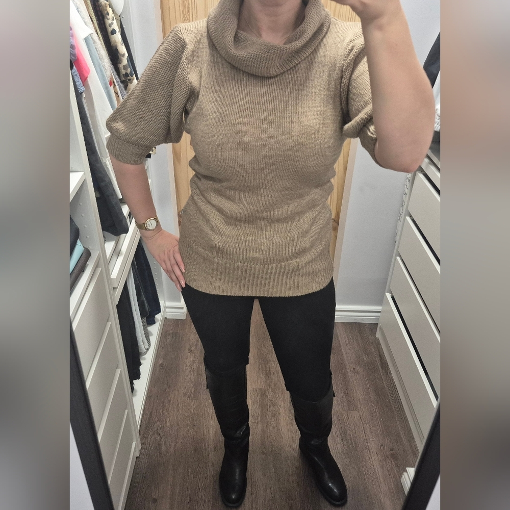 Cowl Neck Soft Sweater Tunic